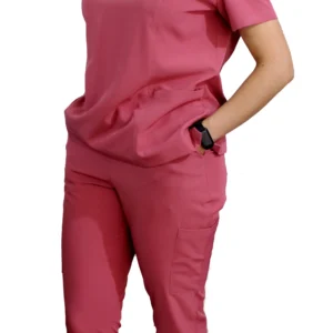 Uniforme Medico Para Dama Delantero Rosa